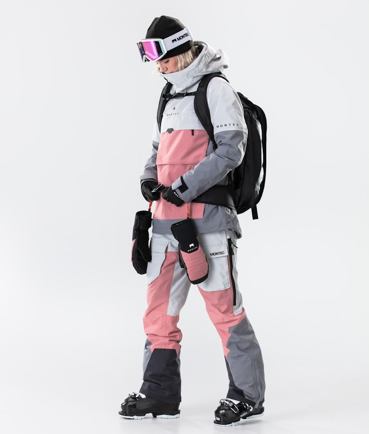 Montec Dune W 2020 Skijakke Dame Light Grey/Pink/Light Pearl