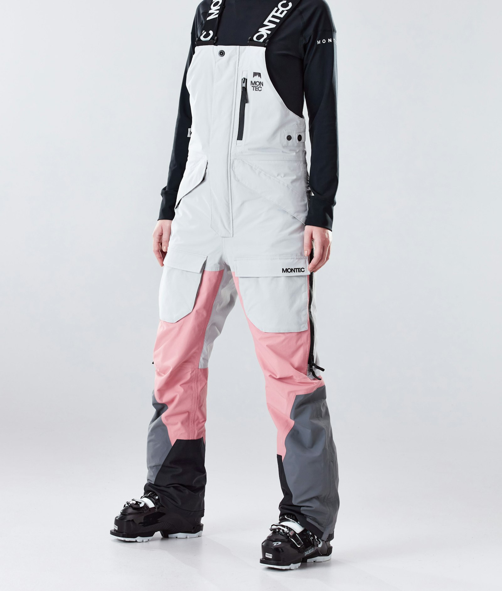 Fawk W 2020 Pantalones Esquí Mujer Light Grey/Pink/Light Pearl