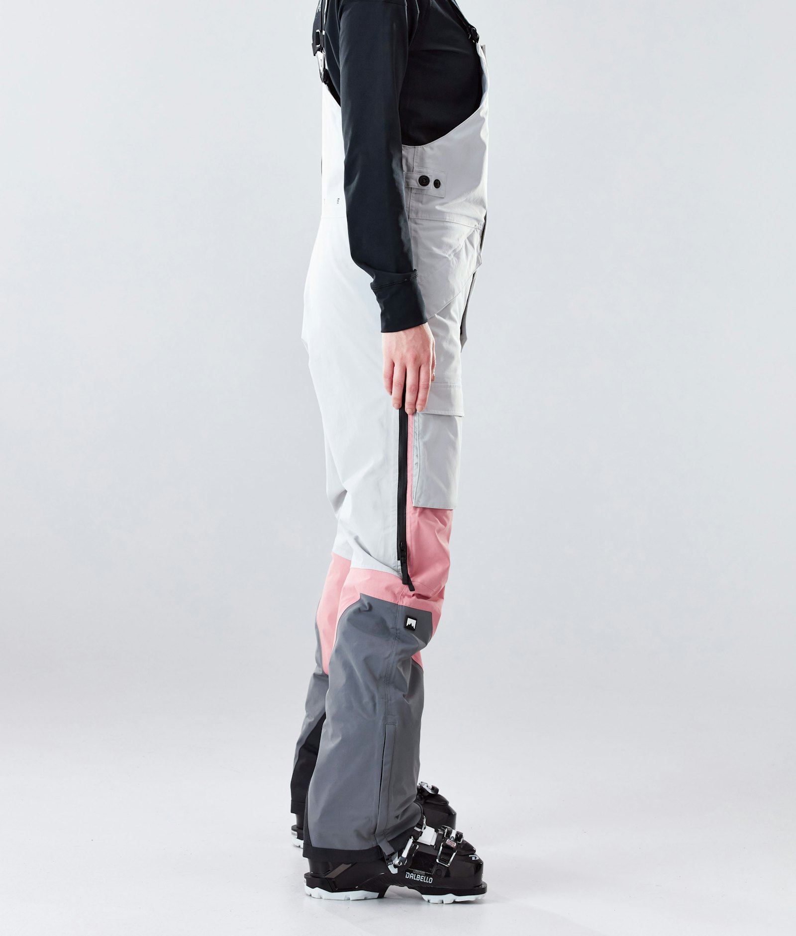 Fawk W 2020 Pantalon de Ski Femme Light Grey/Pink/Light Pearl
