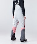 Fawk W 2020 Pantalon de Ski Femme Light Grey/Pink/Light Pearl, Image 3 sur 6