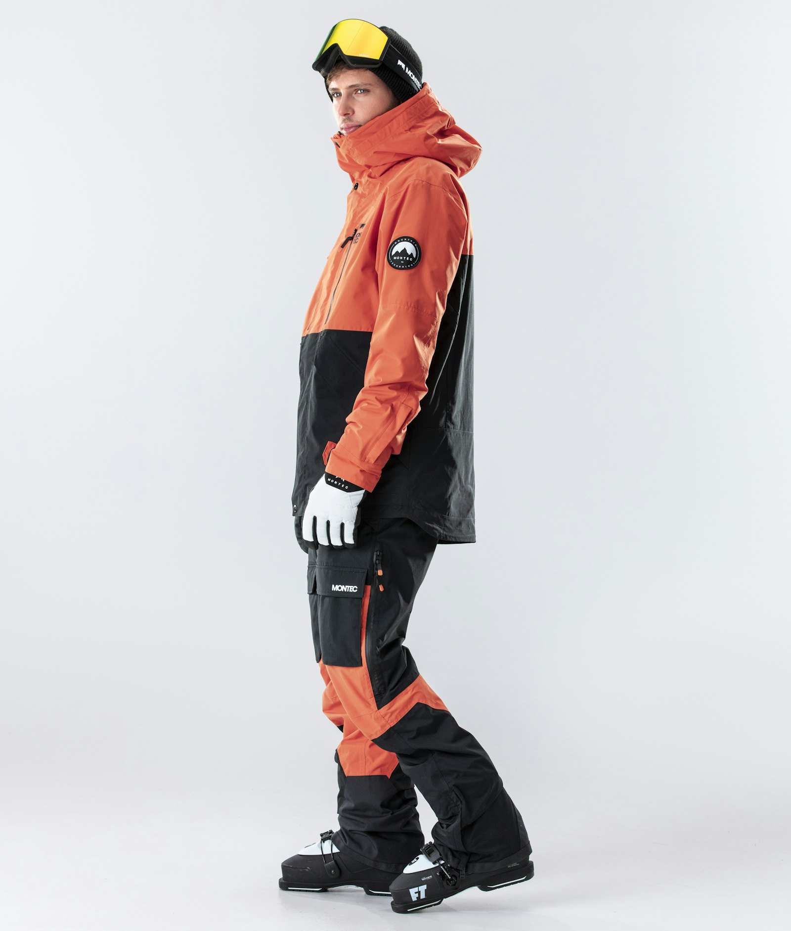 Montec Roc Veste de Ski Homme Orange/Black