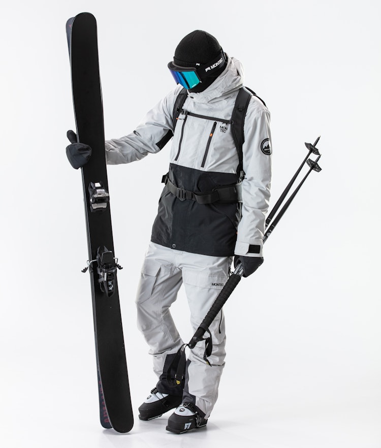 Roc Ski Jacket Men Light Grey/Black, Image 7 of 10