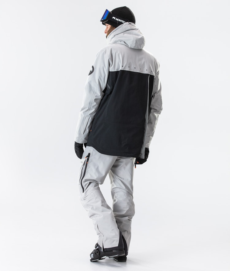 Montec Roc Ski Jacket Men Light Grey/Black