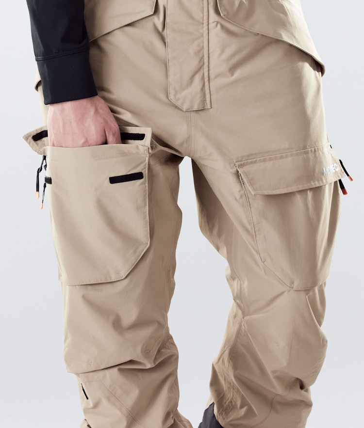 Montec Fawk 2020 Spodnie Narciarskie Mężczyźni Khaki