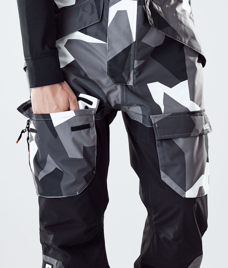 Montec Fawk 2020 Spodnie Narciarskie Mężczyźni Arctic Camo/Black