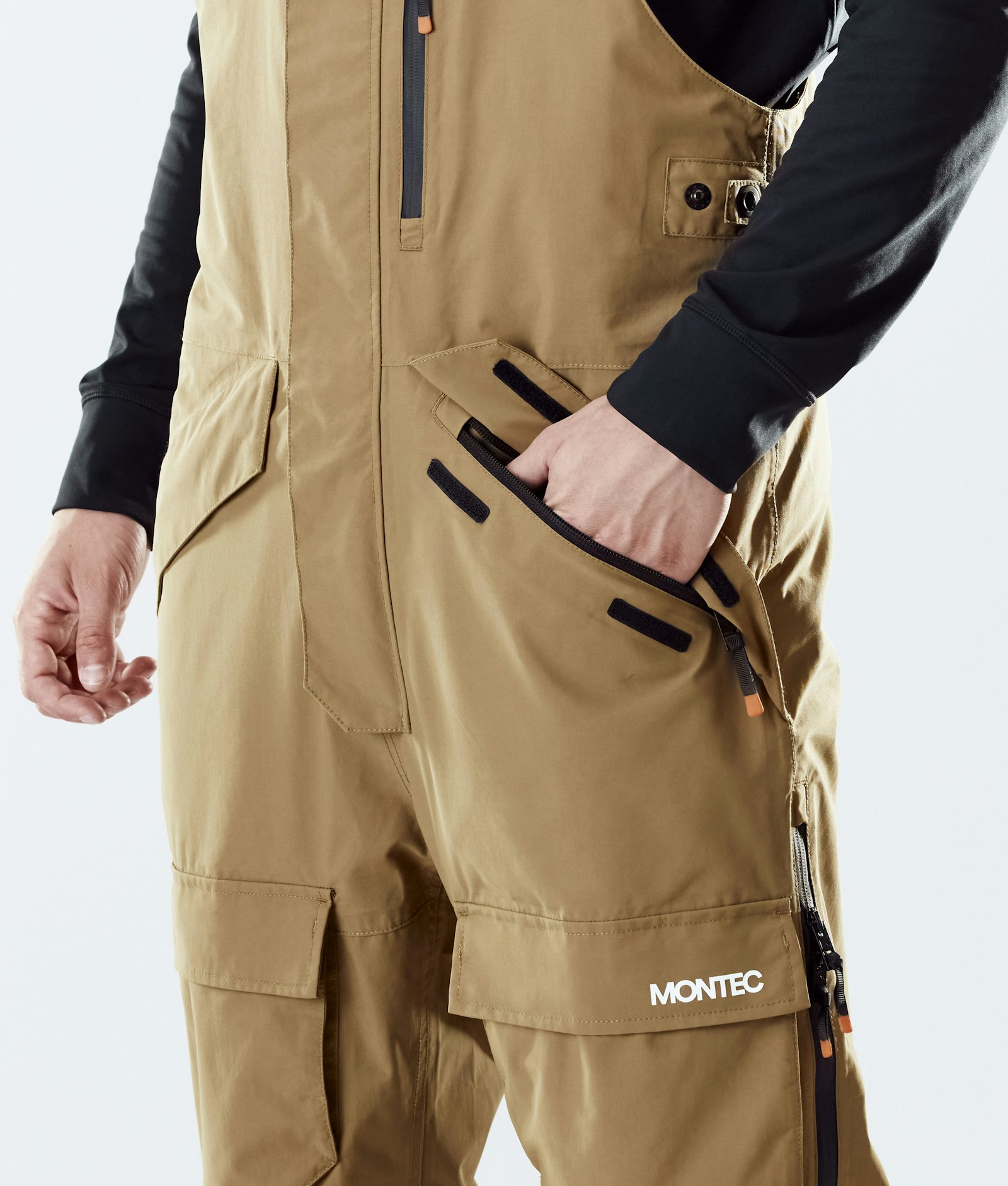 Montec Fawk 2020 Spodnie Narciarskie Mężczyźni Gold
