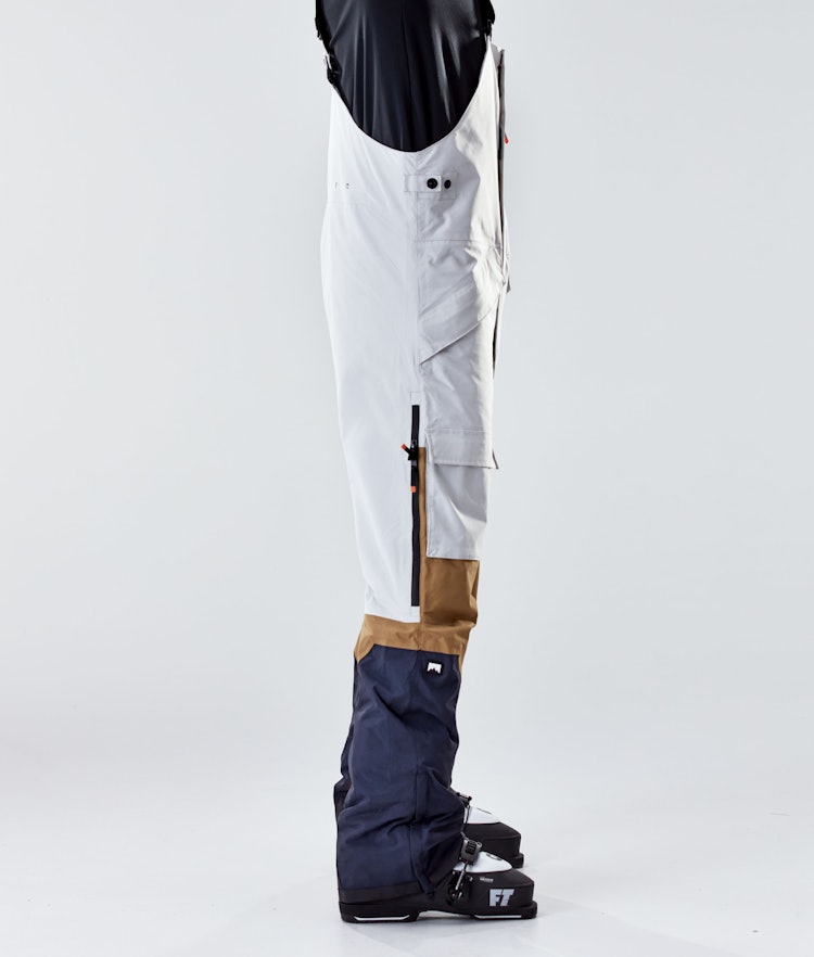 Fawk 2020 Ski Pants Men Light Grey/Gold/Marine, Image 2 of 6