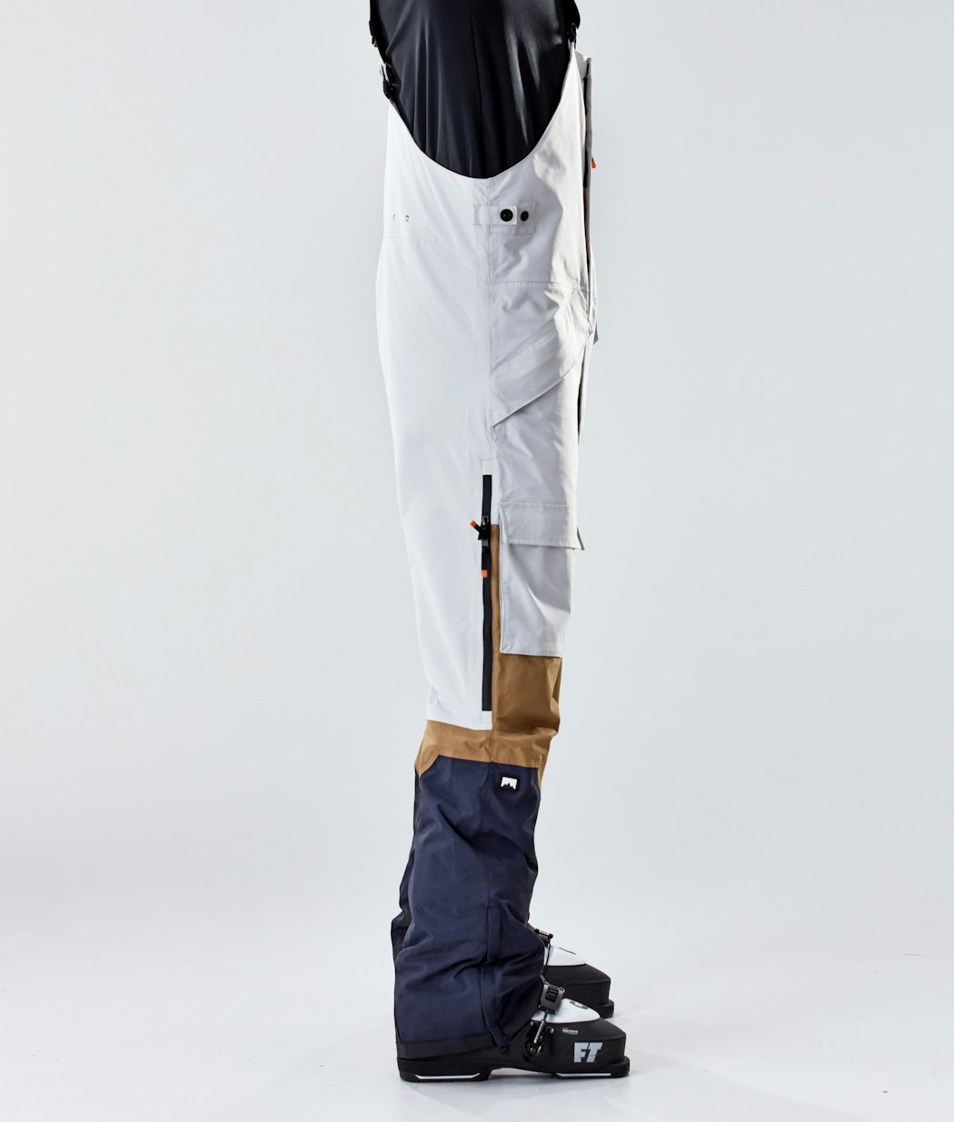 Fawk 2020 Ski Pants Men Light Grey/Gold/Marine