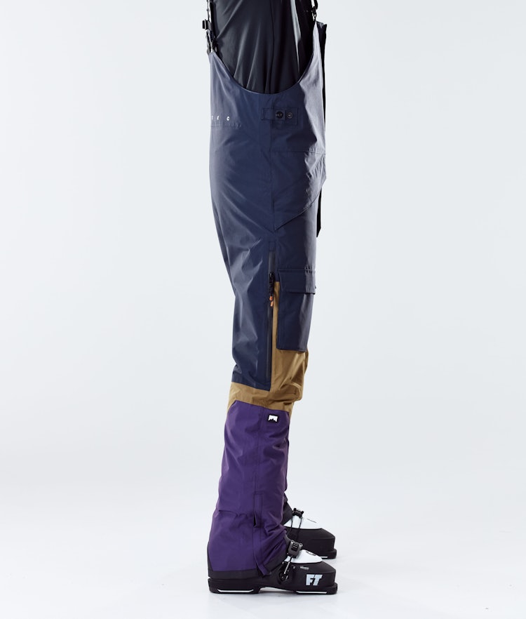 Fawk 2020 Pantalon de Ski Homme Marine/Gold/Purple, Image 2 sur 6
