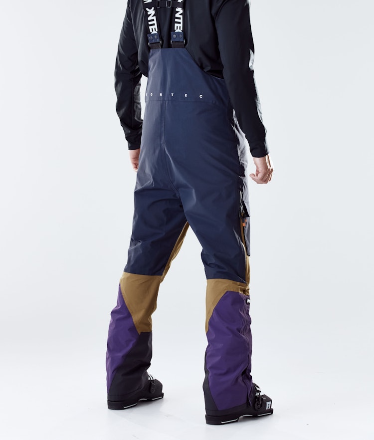 Fawk 2020 Ski Pants Men Marine/Gold/Purple, Image 3 of 6