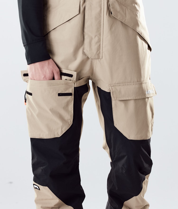 Fawk 2020 Ski Pants Men Khaki/Black, Image 6 of 6