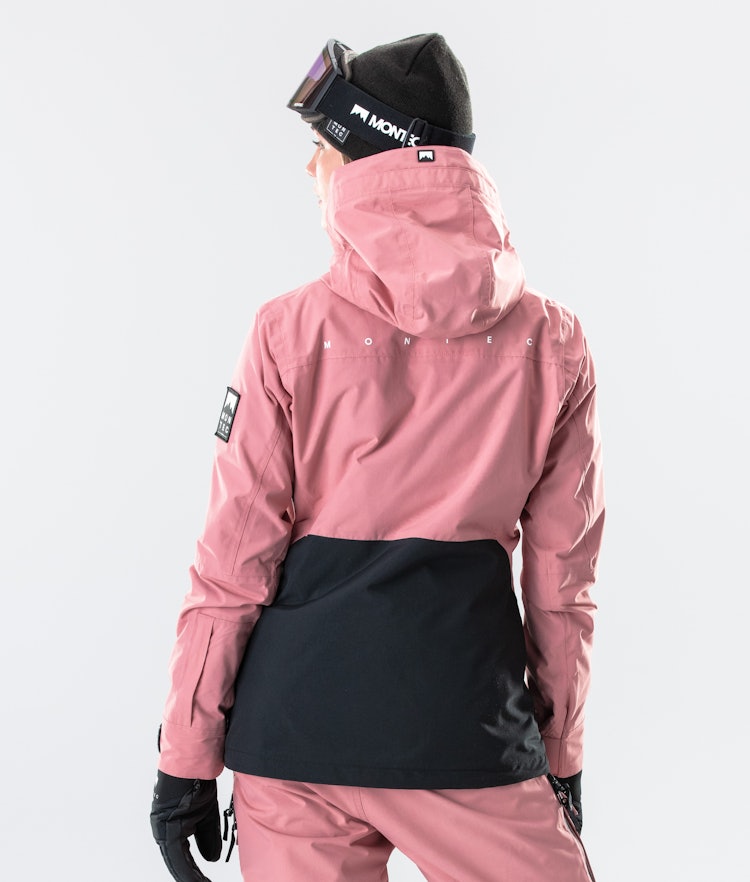 Moss W 2020 Ski Jacket Women Pink/Black, Image 5 of 9