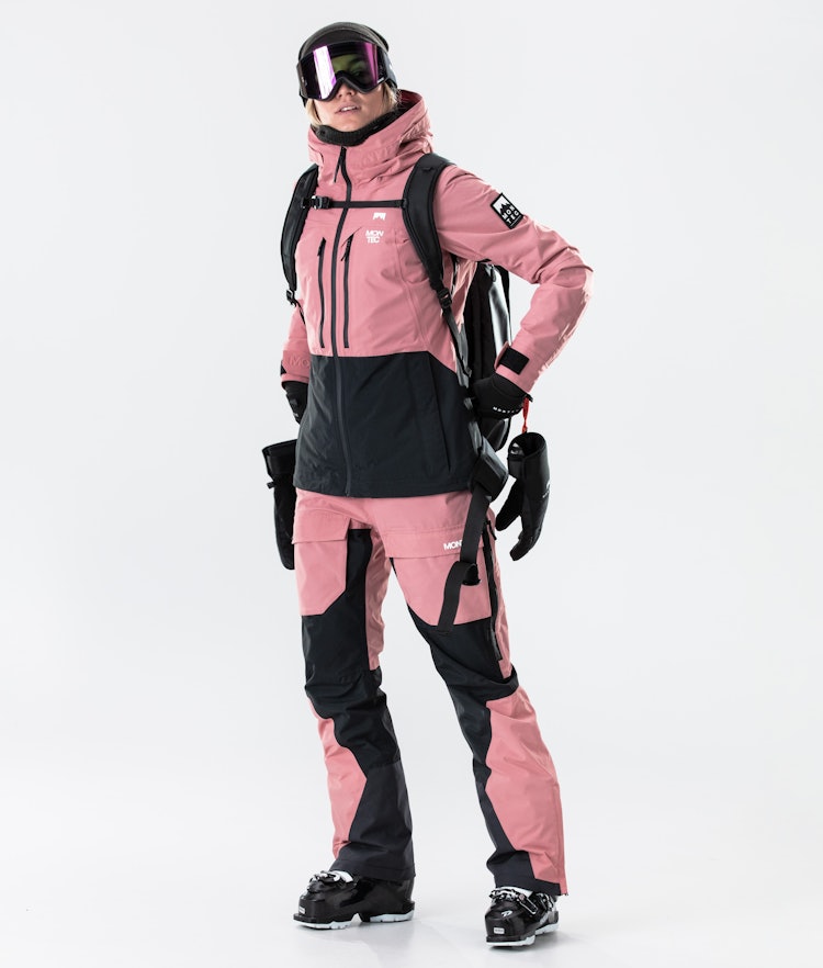 Moss W 2020 Ski Jacket Women Pink/Black, Image 6 of 9