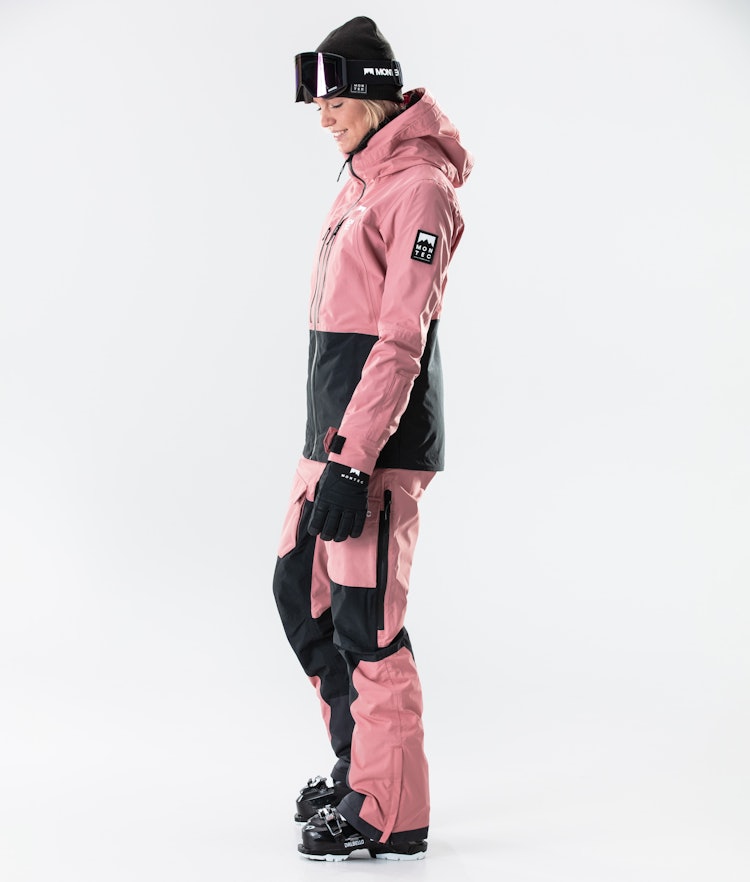 Moss W 2020 Ski Jacket Women Pink/Black, Image 8 of 9