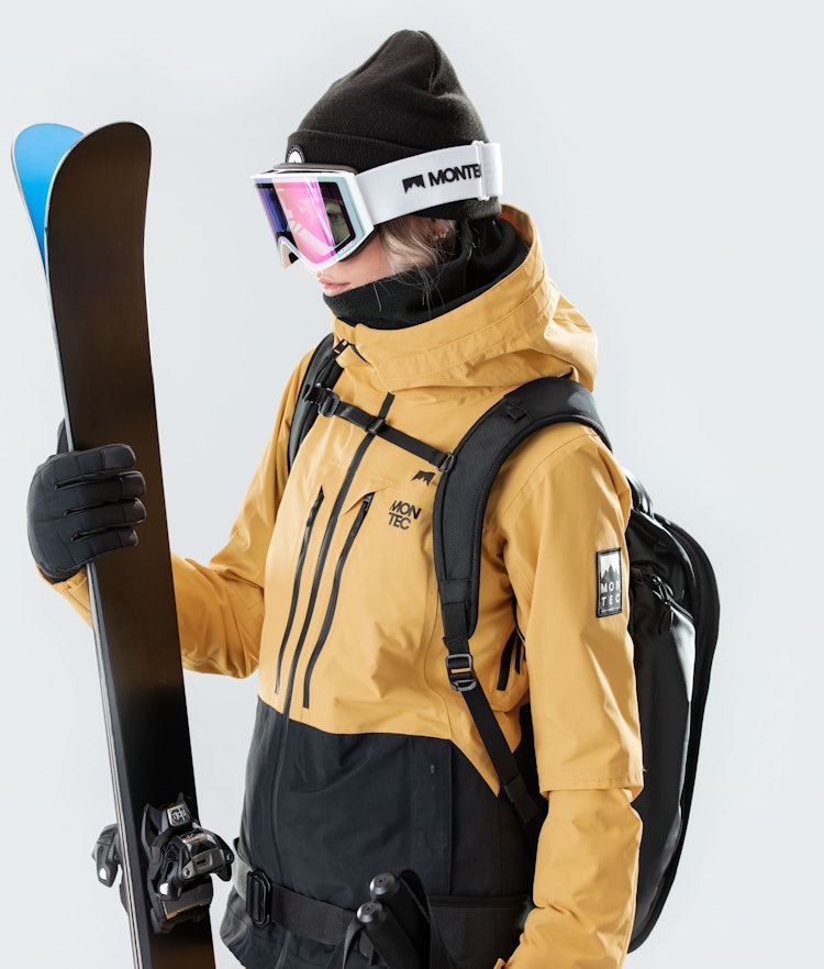 Moss W 2020 Ski Jacket Women Yellow/Black