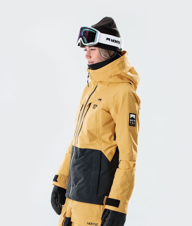 Moss W 2020 Manteau Ski Femme Yellow/Black