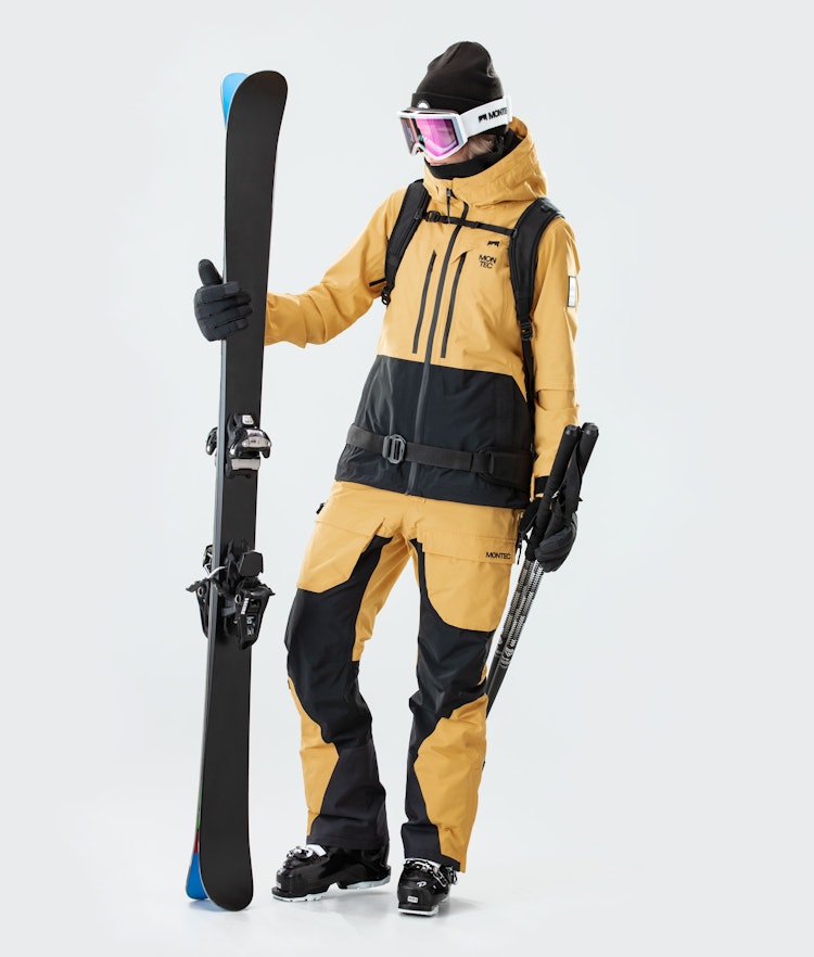 Moss W 2020 Skijacke Damen Yellow/Black