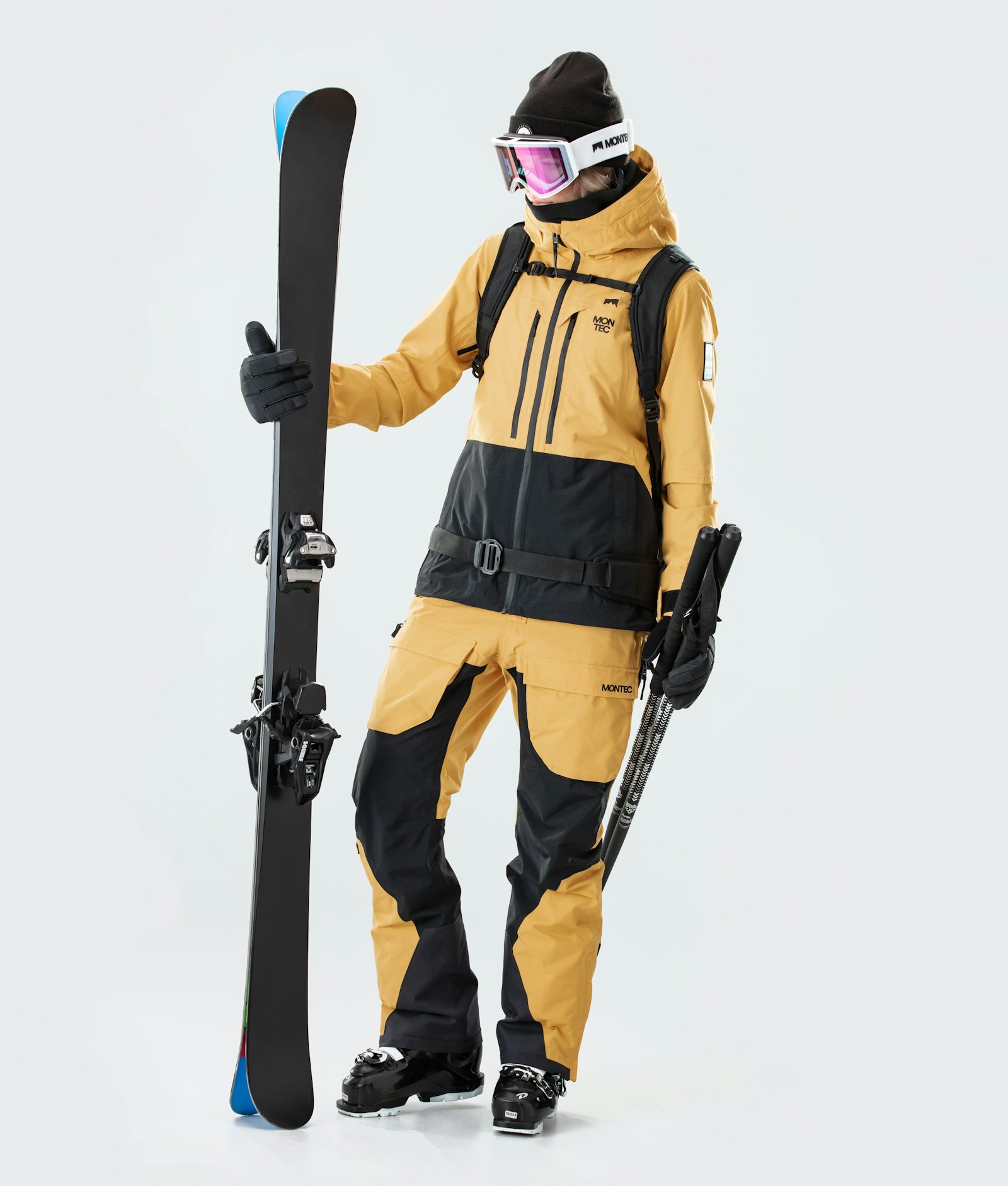 Montec Moss W 2020 Skijakke Dame Yellow/Black