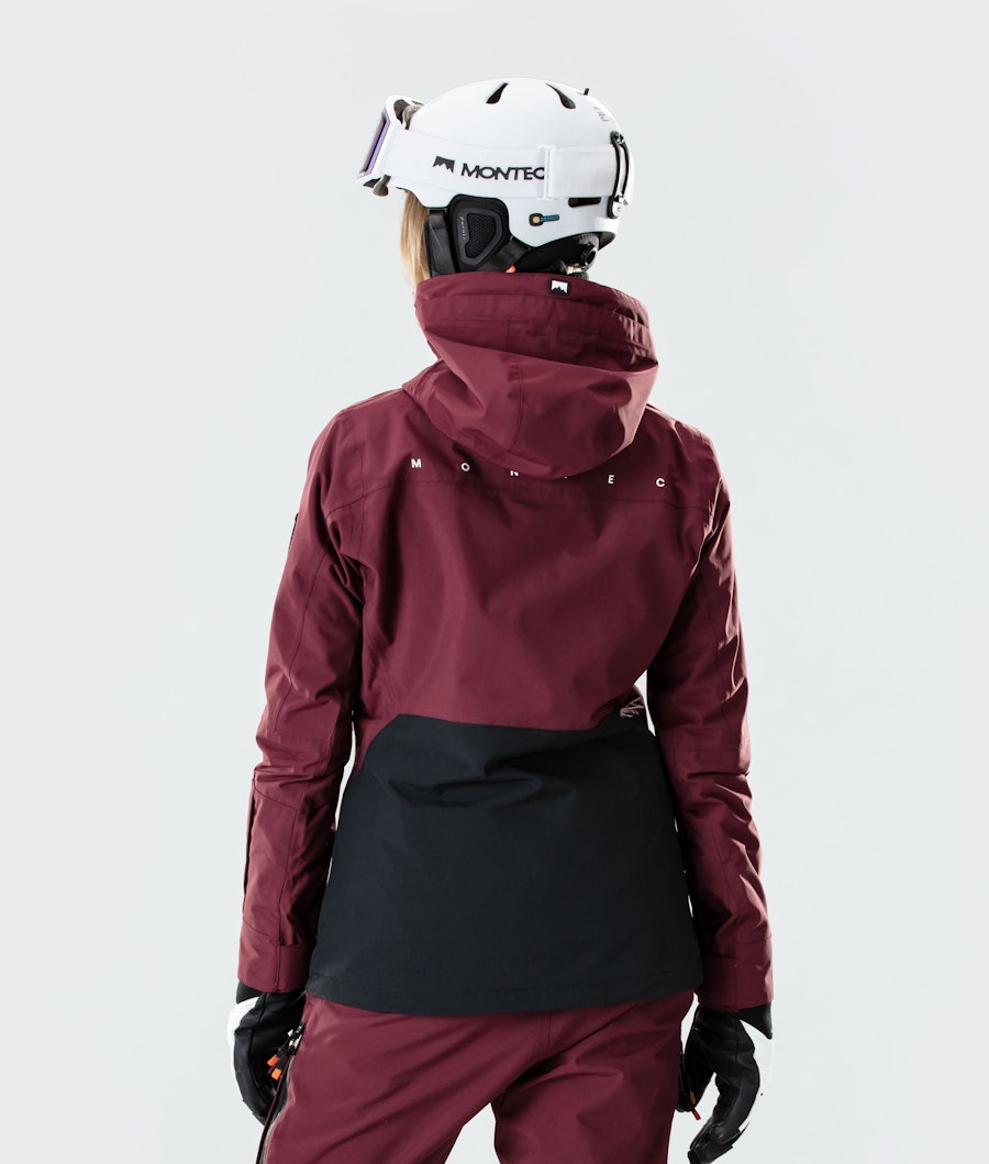 Montec Moss W 2020 Veste de Ski Femme Burgundy/Black