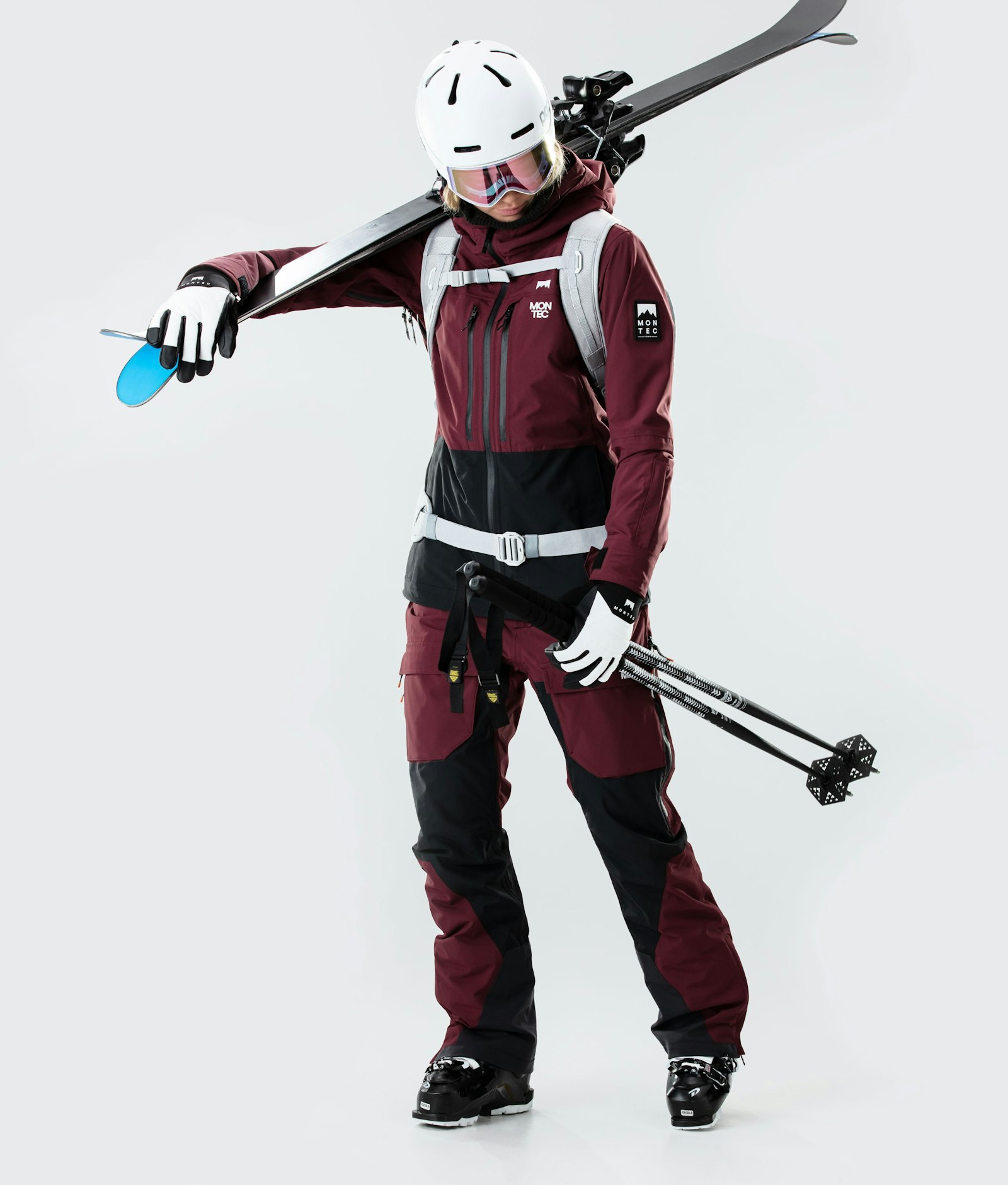 Moss W 2020 Skijakke Dame Burgundy/Black