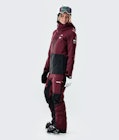 Moss W 2020 Ski Jacket Women Burgundy/Black, Image 7 of 8