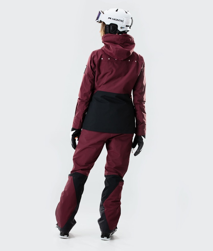 Moss W 2020 Veste de Ski Femme Burgundy/Black, Image 8 sur 8