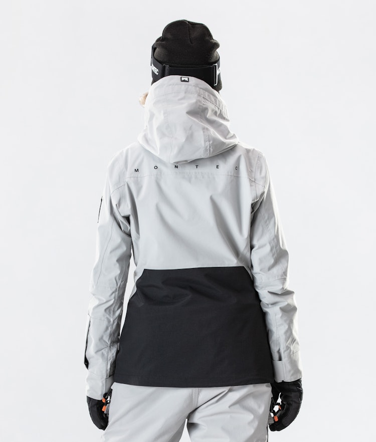 Moss W 2020 Ski Jacket Women Light Grey/Black