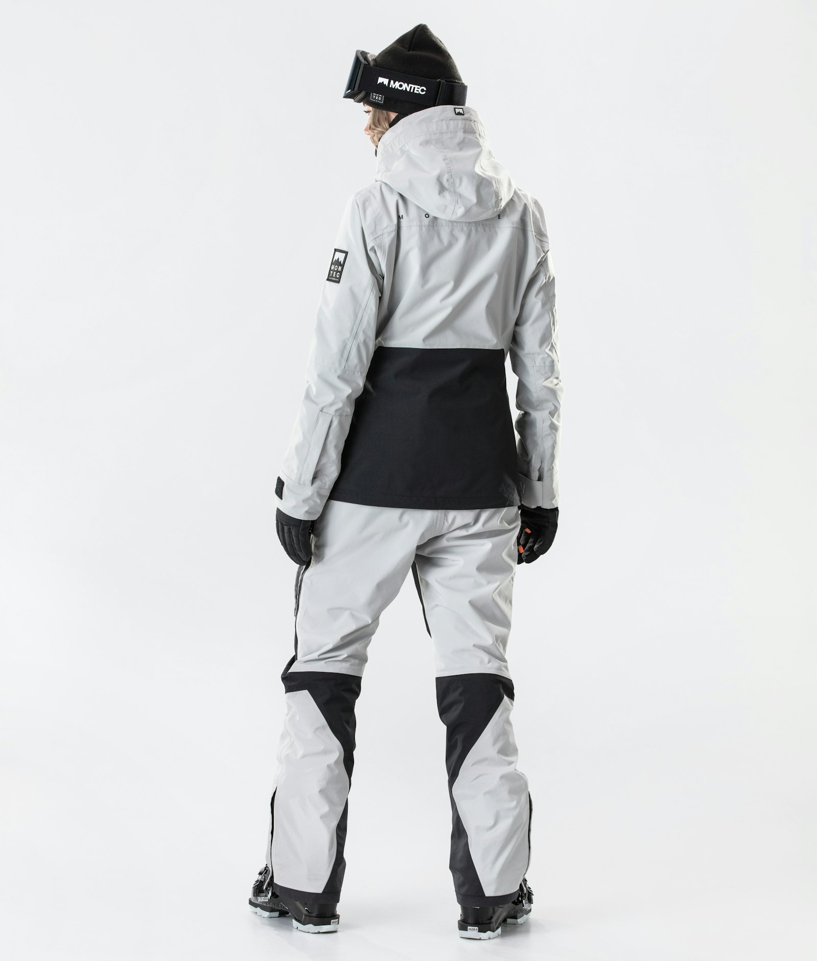 Moss W 2020 Manteau Ski Femme Light Grey/Black