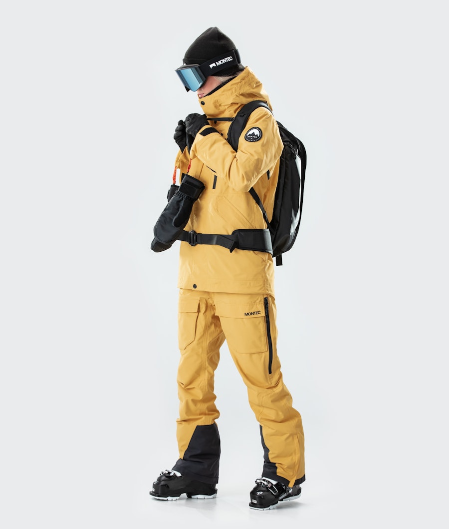Montec Roc W Veste de Ski Femme Yellow