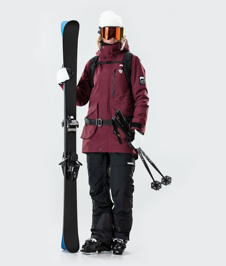 Virago W 2020 Skijacke Damen Burgundy, Bild 7 von 9