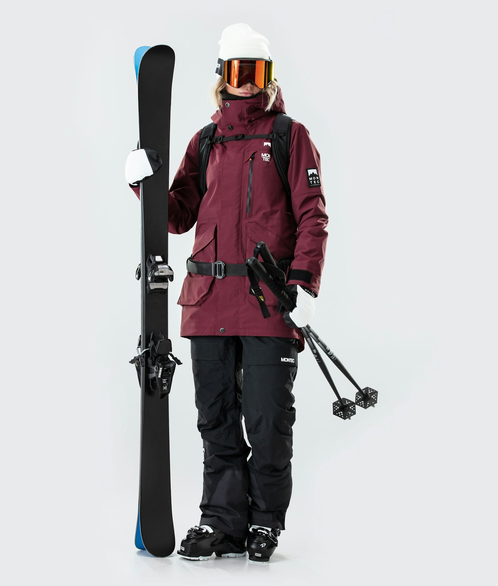 Montec Virago W 2020 Veste de Ski Femme Burgundy