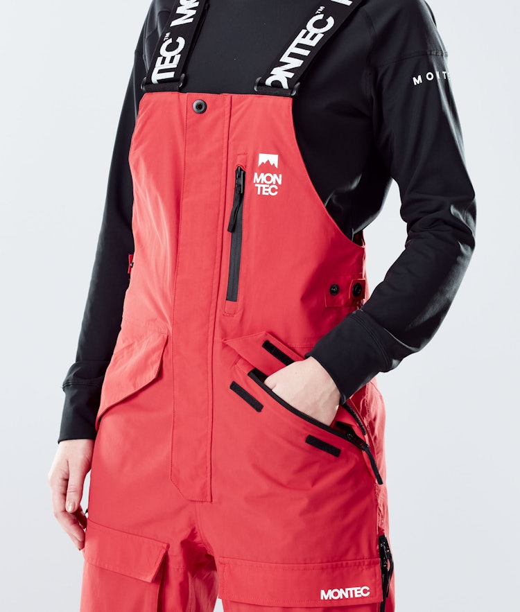 Fawk W 2020 Pantalon de Ski Femme Red, Image 5 sur 6