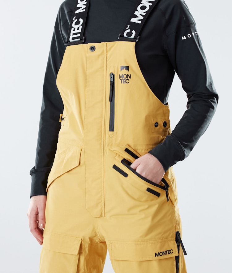 Fawk W 2020 Pantalon de Ski Femme Yellow, Image 5 sur 6