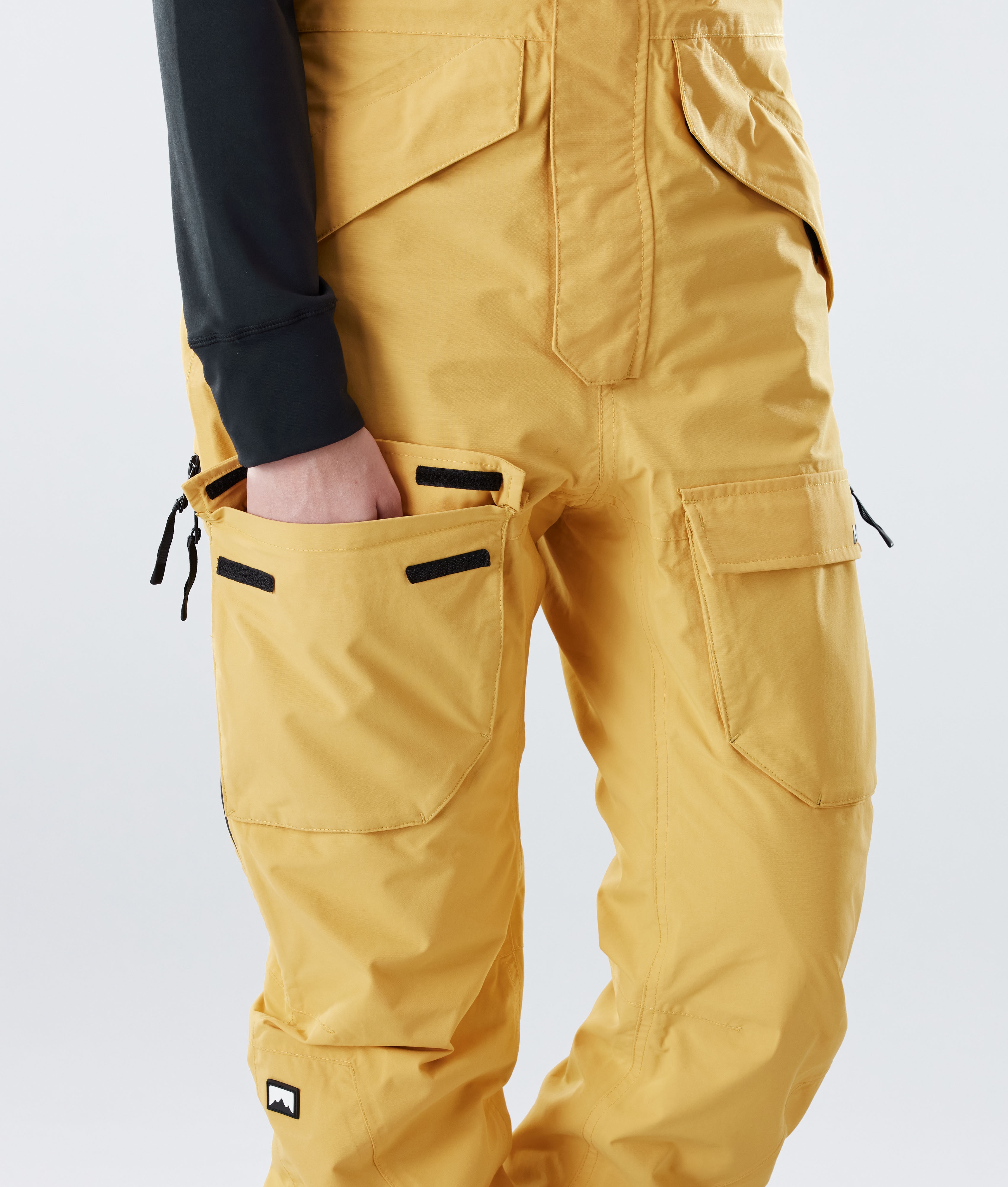 OTU Ski Snow Puffer Pants Yellow Medium - Athletic apparel