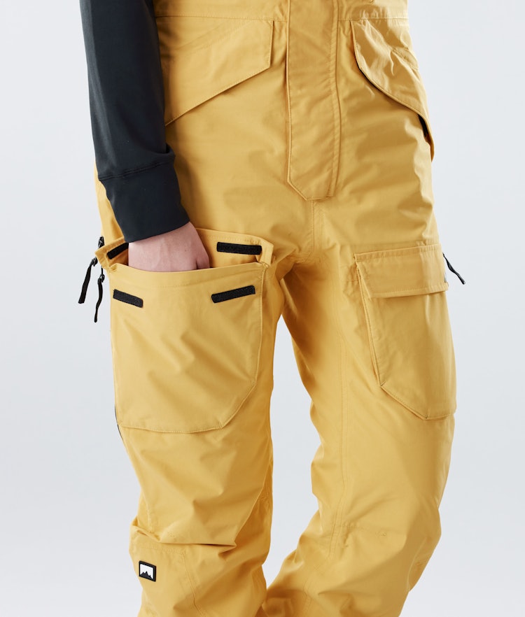 Fawk W 2020 Spodnie Narciarskie Kobiety Yellow, Zdjęcie 6 z 6