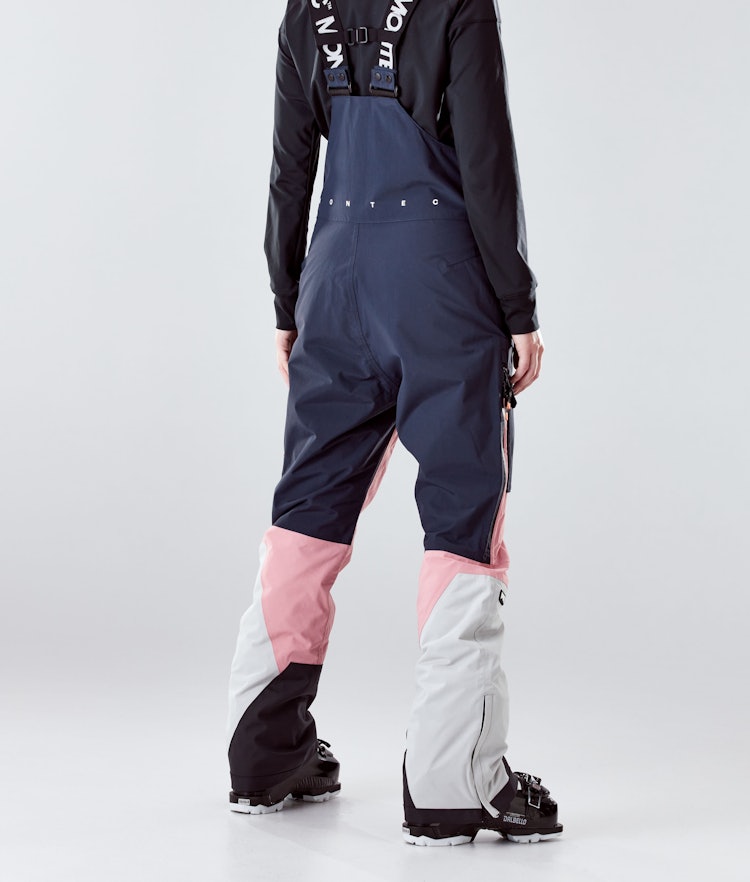 Montec Fawk W 2020 Spodnie Narciarskie Kobiety Marine/Pink/Light Grey