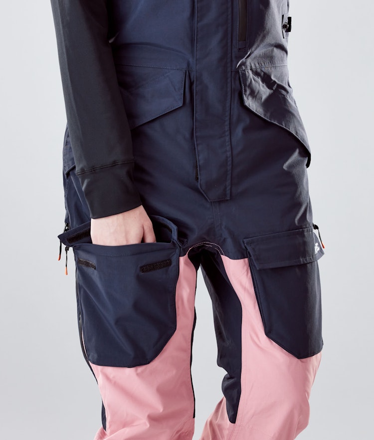 Fawk W 2020 Pantalon de Ski Femme Marine/Pink/Light Grey, Image 6 sur 6