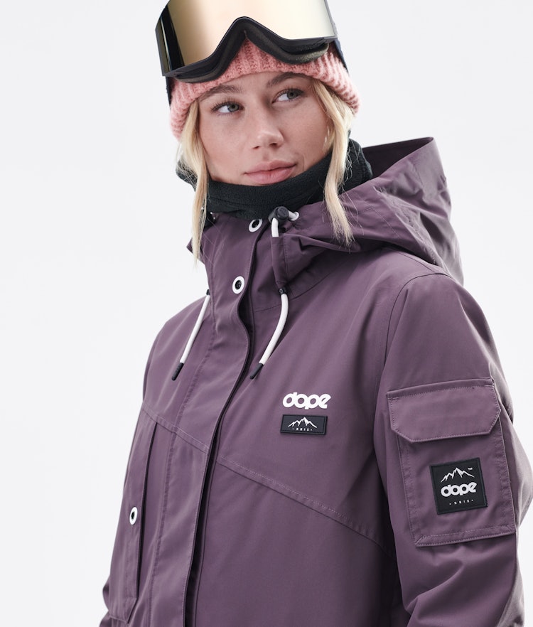 Dope Adept W 2020 Veste de Ski Femme Faded Grape, Image 2 sur 9