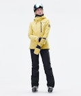 Divine W Manteau Ski Femme Faded Yellow, Image 8 sur 9