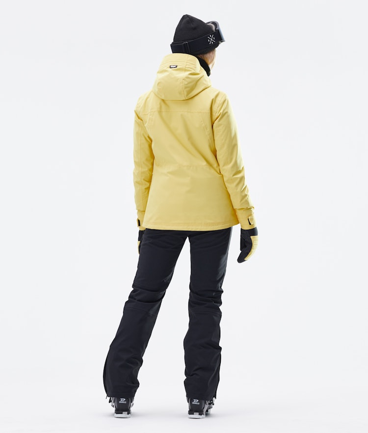 Divine W Ski Jacket Women Faded Yellow, Image 9 of 9