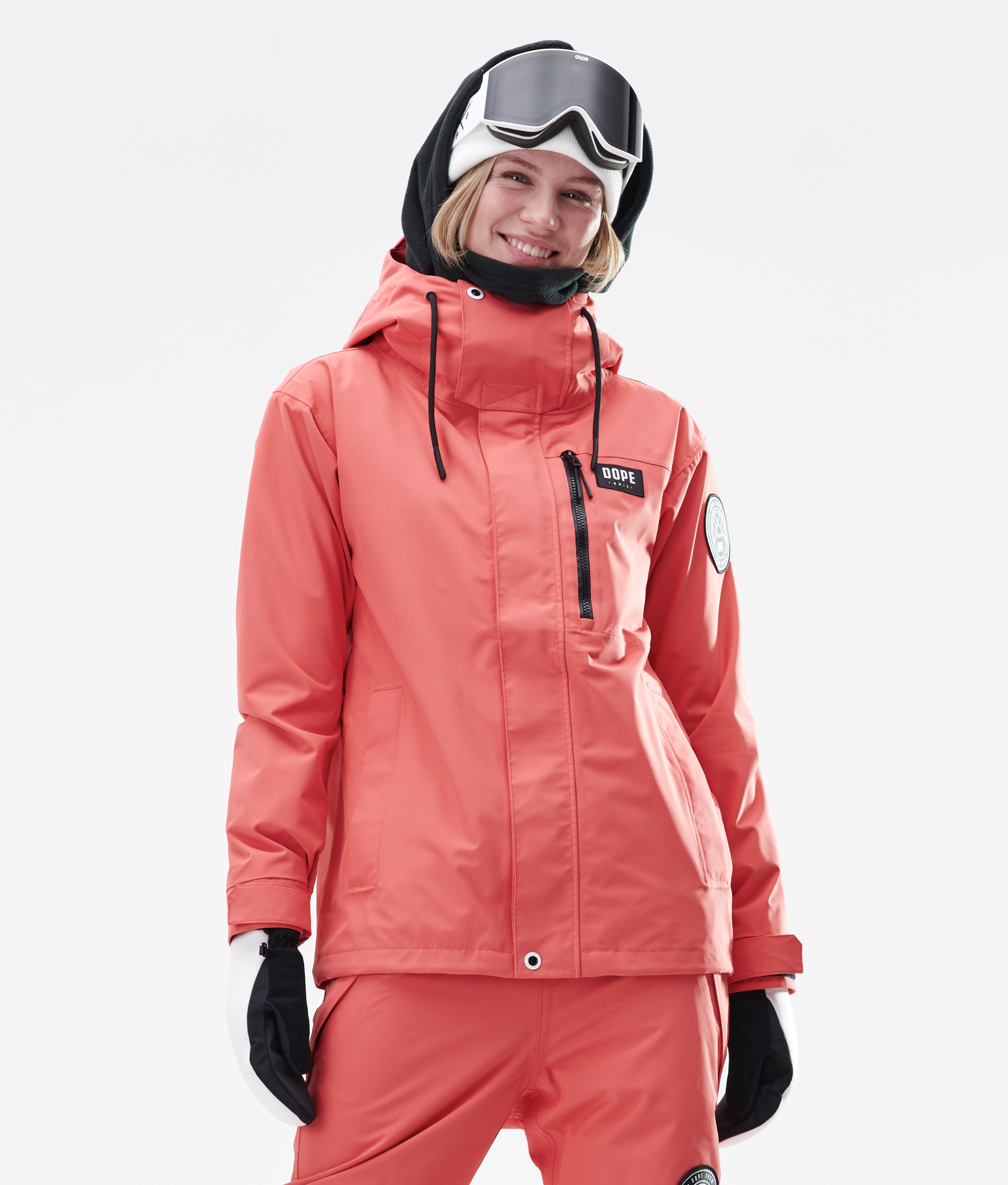 Coral shop ski jacket