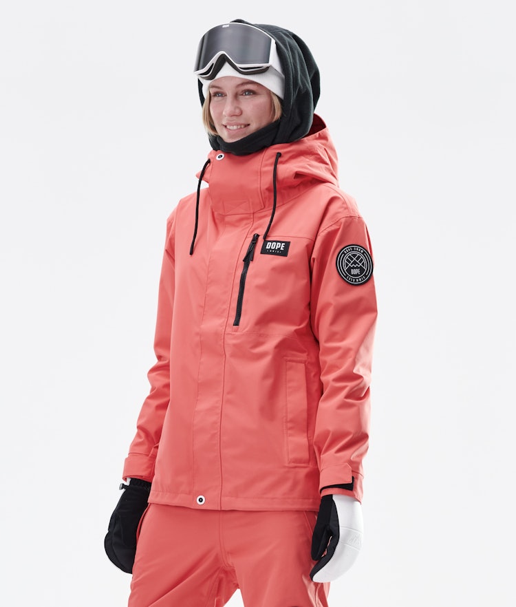 Dope Blizzard W Full Zip 2020 Veste de Ski Femme Coral