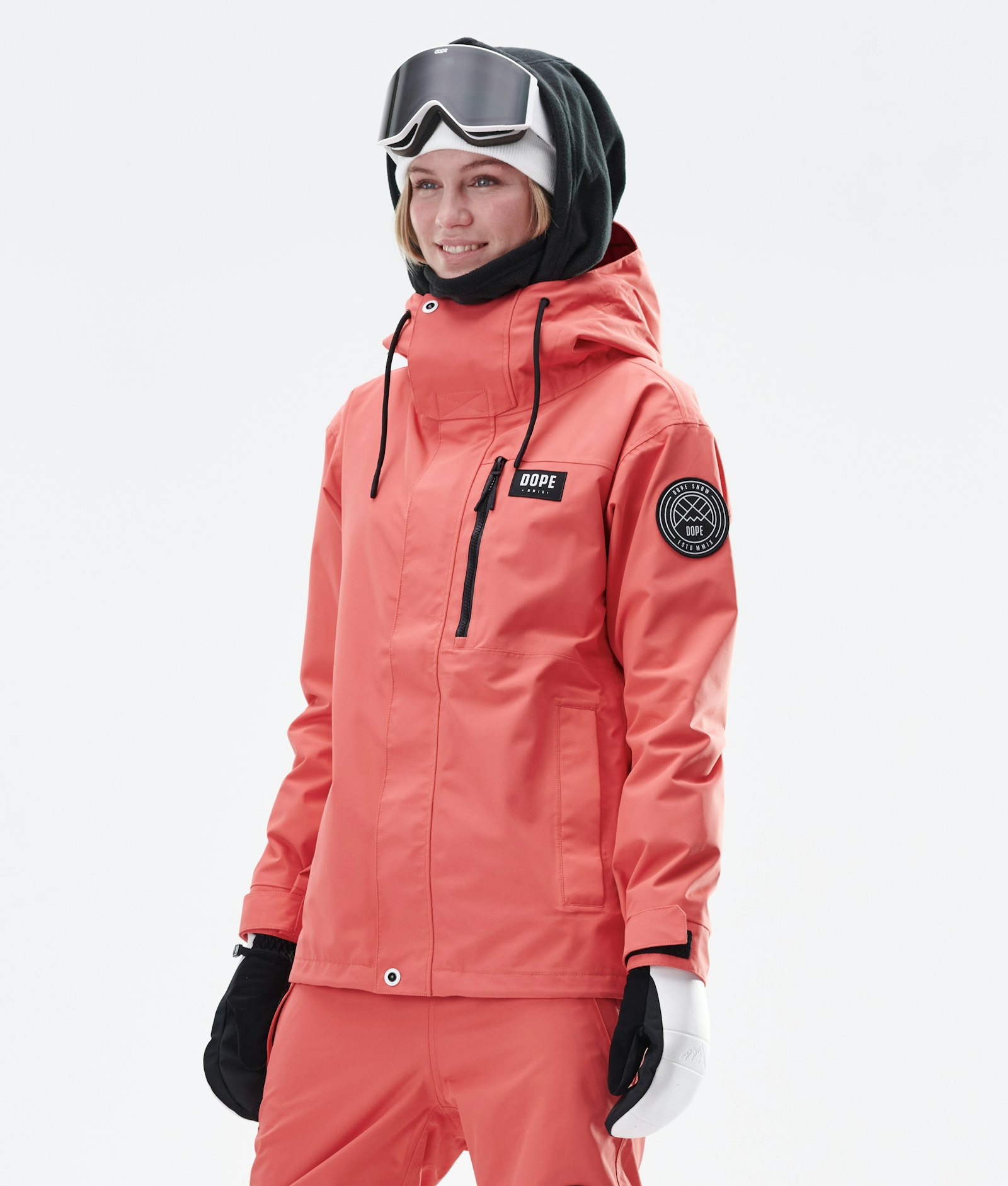 Dope Blizzard W Full Zip 2020 Ski Jacket Women Coral