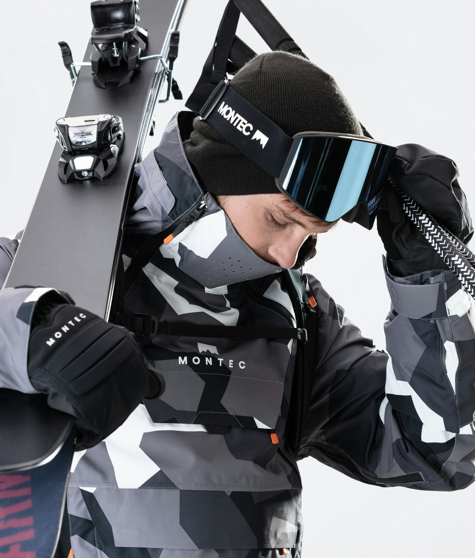 Doom 2020 Veste de Ski Homme Arctic Camo/Black