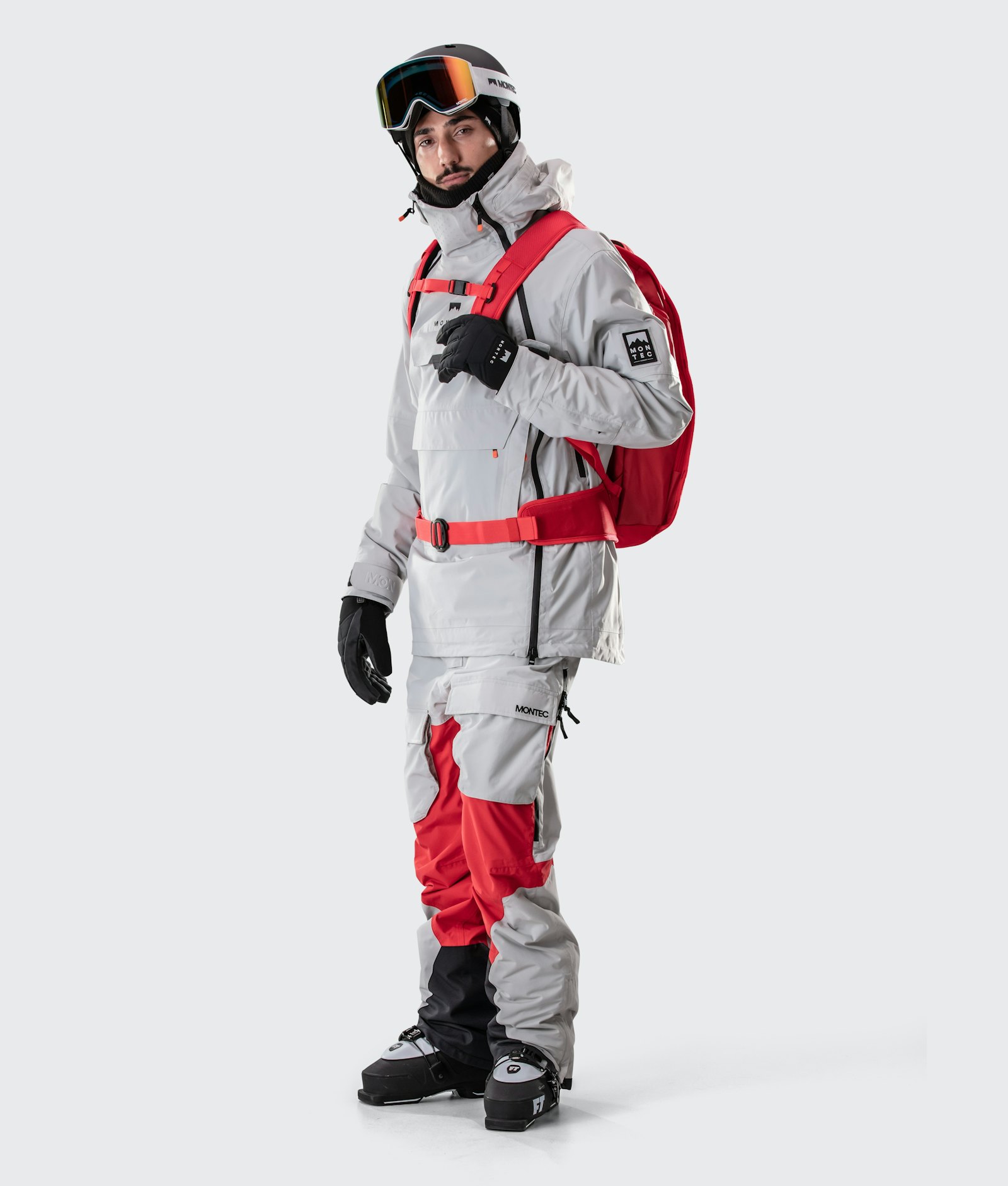 Montec Doom 2020 Veste de Ski Homme Light Grey