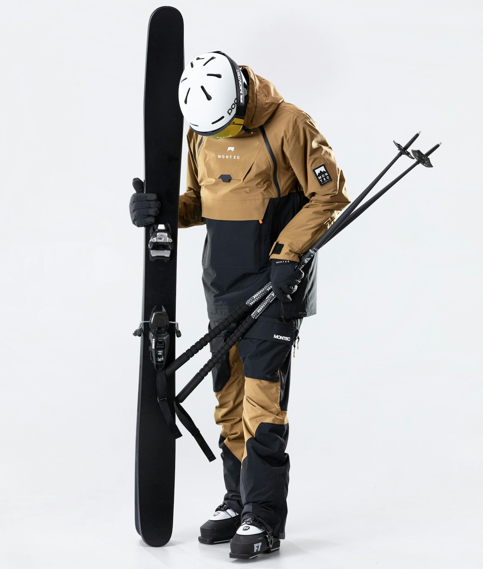 Doom 2020 Manteau Ski Homme Gold/Black, Image 7 sur 9