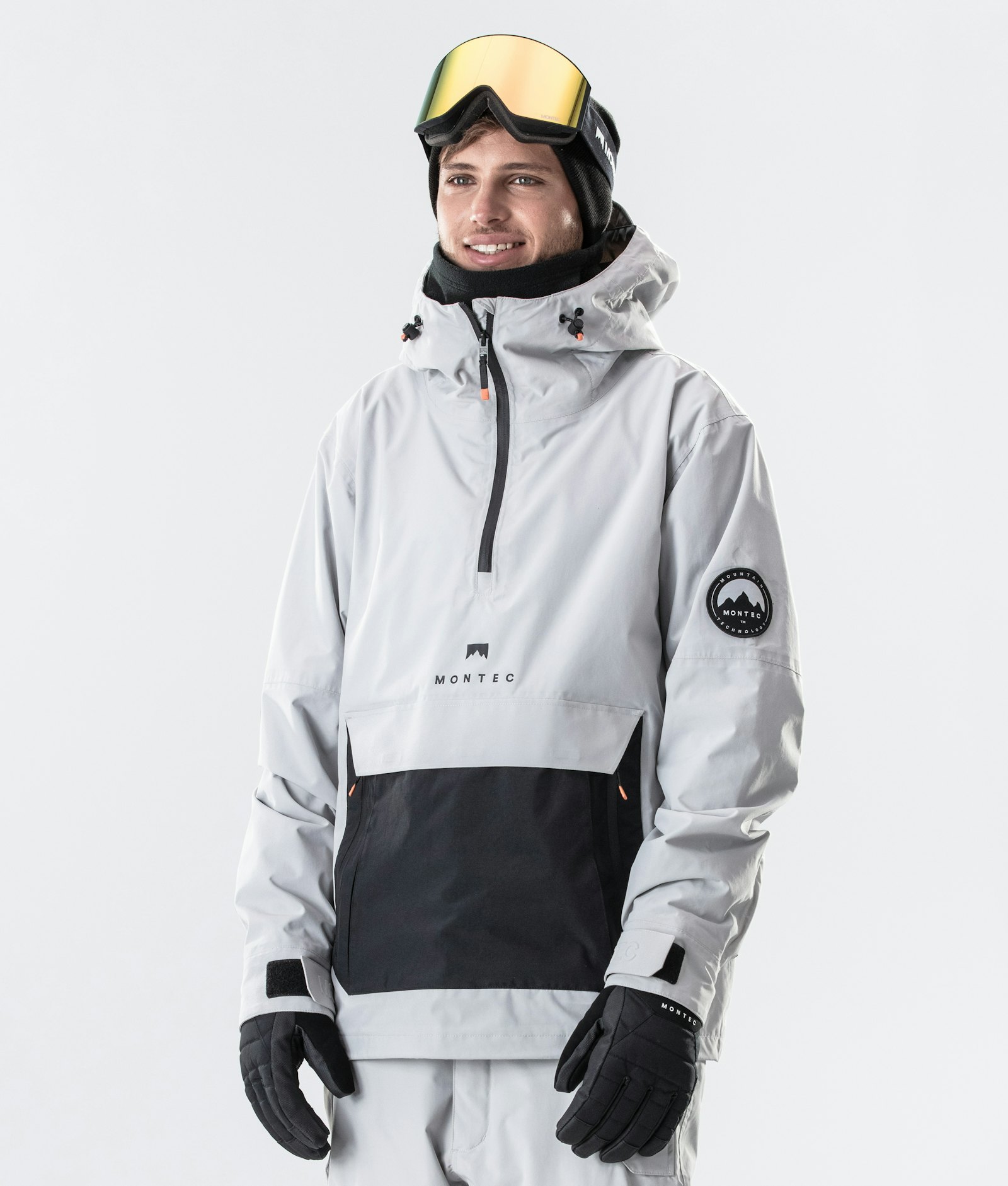 Montec Typhoon 2020 Ski Jacket Men Light Grey/Black