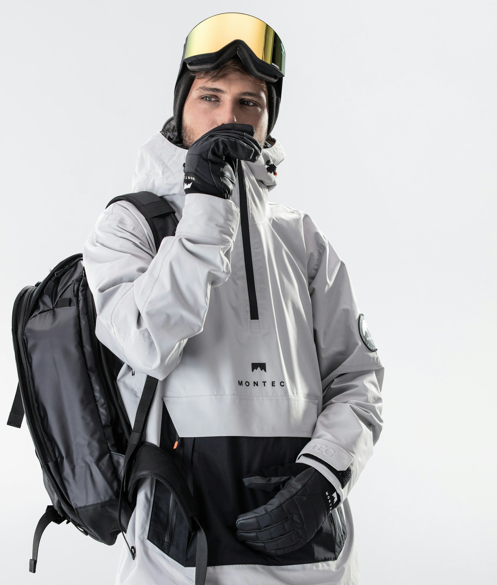 Typhoon 2020 Ski Jacket Men Light Grey/Black