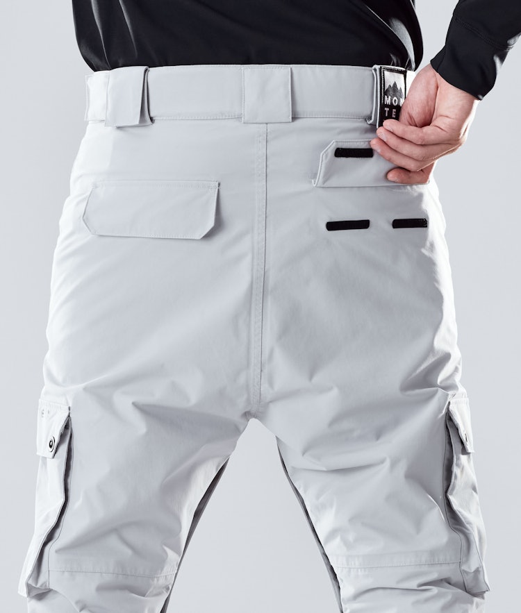 Doom 2020 Pantalon de Ski Homme Light Grey, Image 6 sur 6