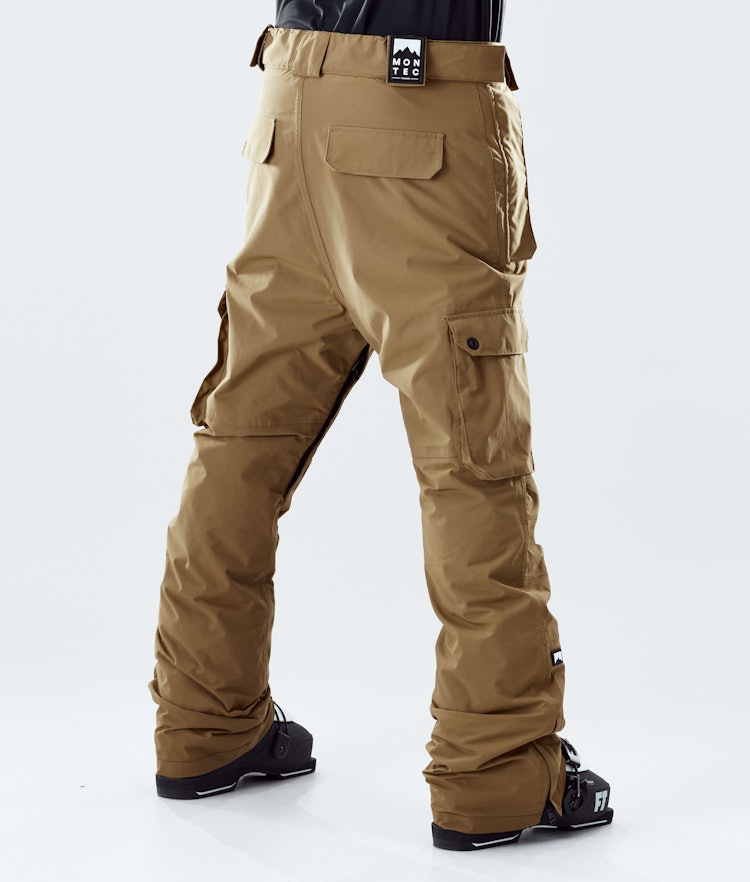 Doom 2020 Pantalon de Ski Homme Gold, Image 3 sur 6